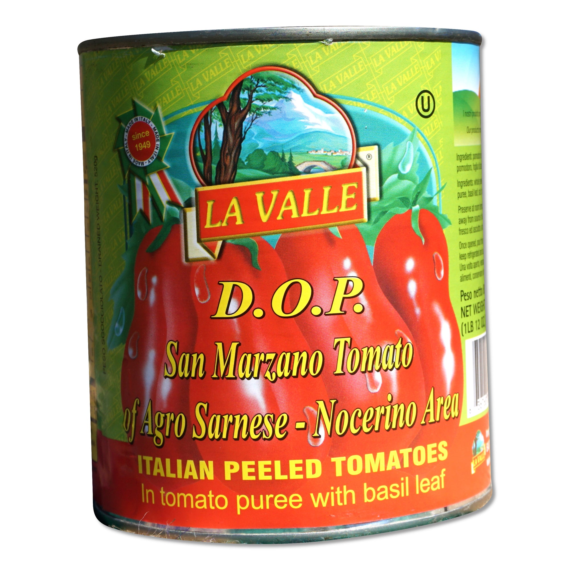 La Valle DOP San Marzano Italian Peeled Tomatoes 28oz